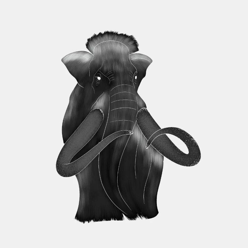 Mammut Eiszeit Elefant Steinzeit Geschenkidee Tier