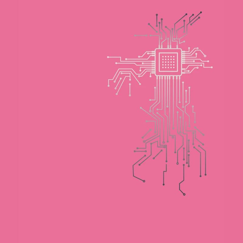 PCB circuit boards layout CPU heart computer admin