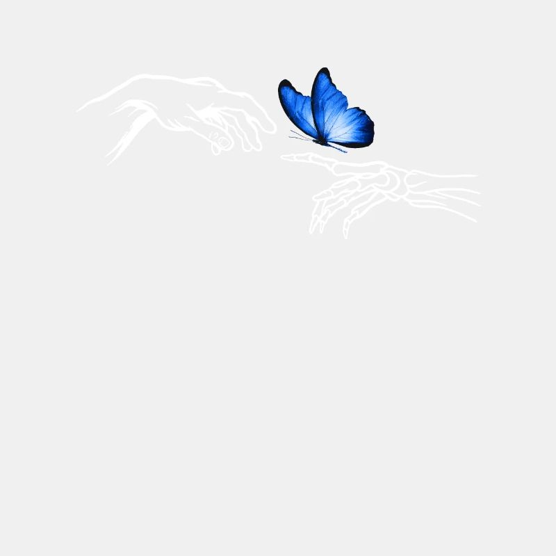 Butterfly Satans blue Butterfly grunge Goth