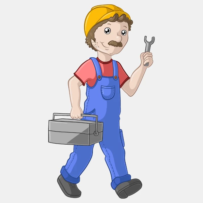 Comic Handwerker