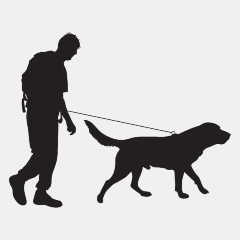 Man and dog