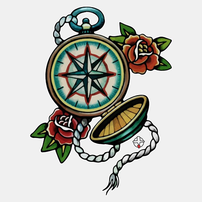 old school compass