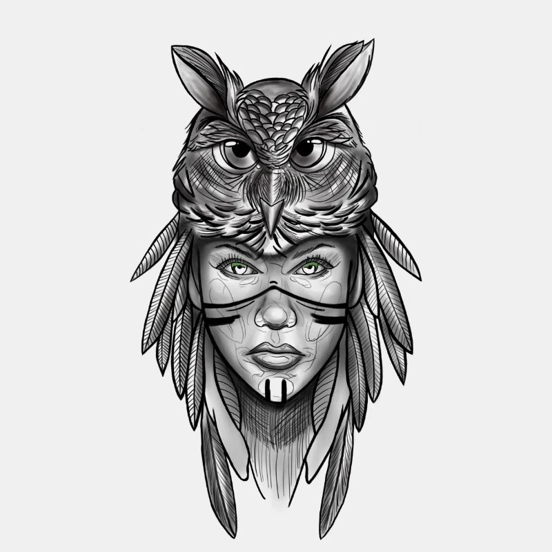 Eulenfrau Owl