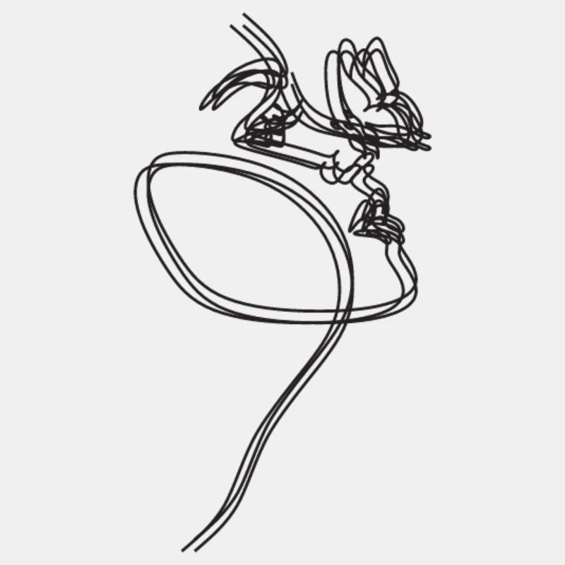 Lineart-Gesicht