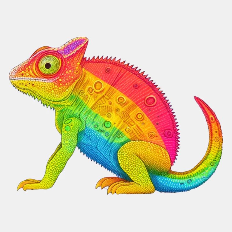 Caméléon arc-en-ciel