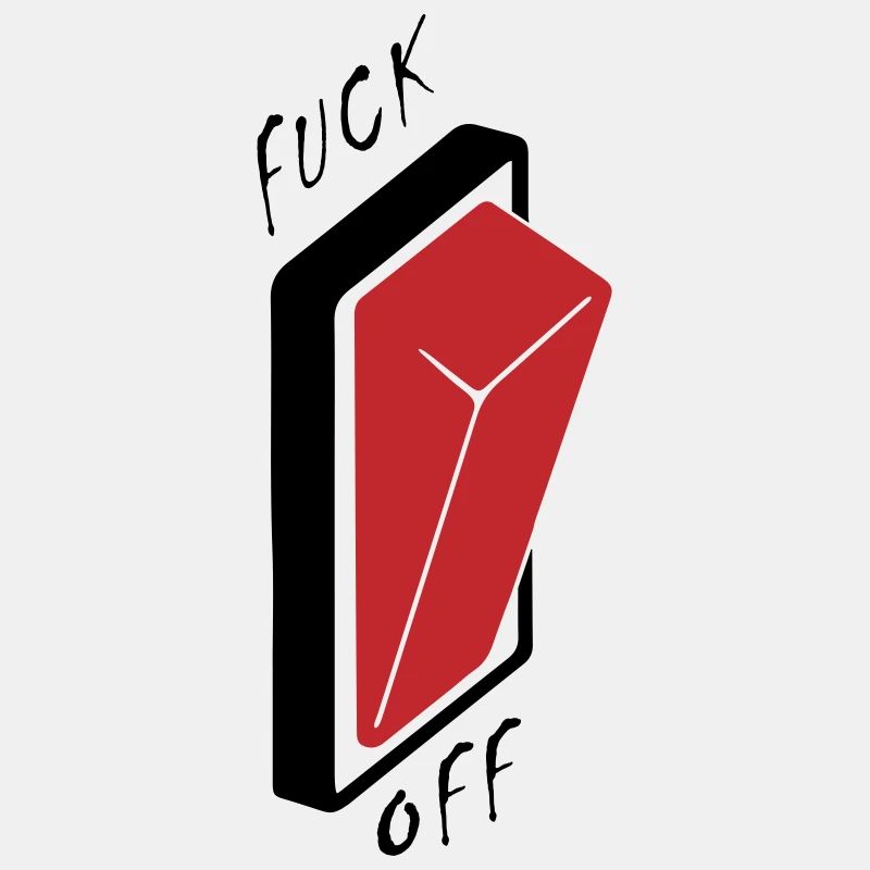 Red Button Fuck Off Button Bomb Explose Danger