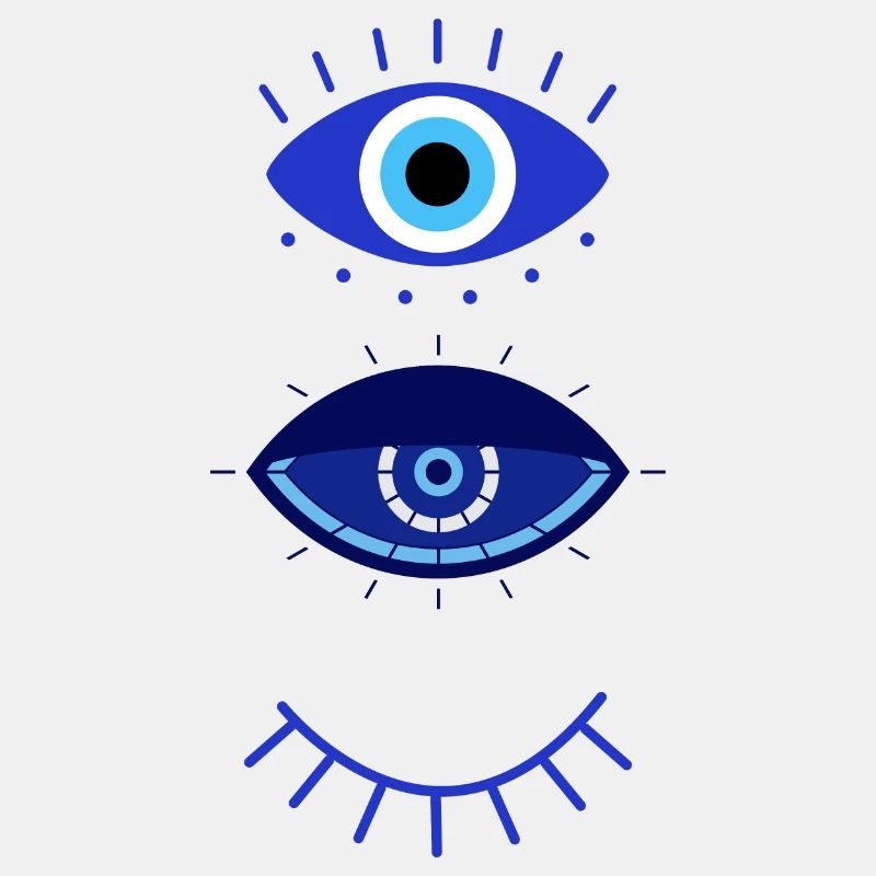 Blaues Auge