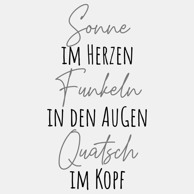 Sonne, Funkeln, Quatsch