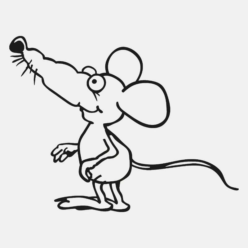 Mouse from the drawing - Smart animal