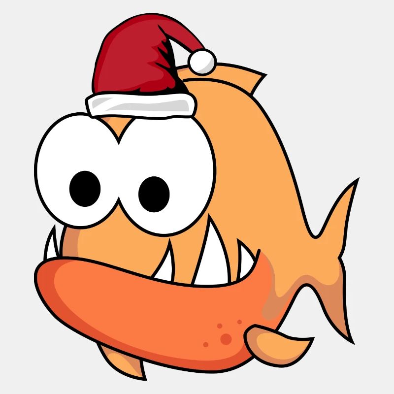 Piranha Comic Weihnachten