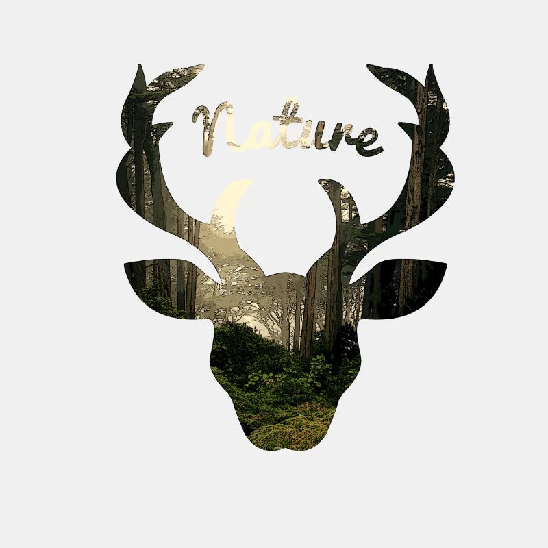 Nature, Nature, deer, forest