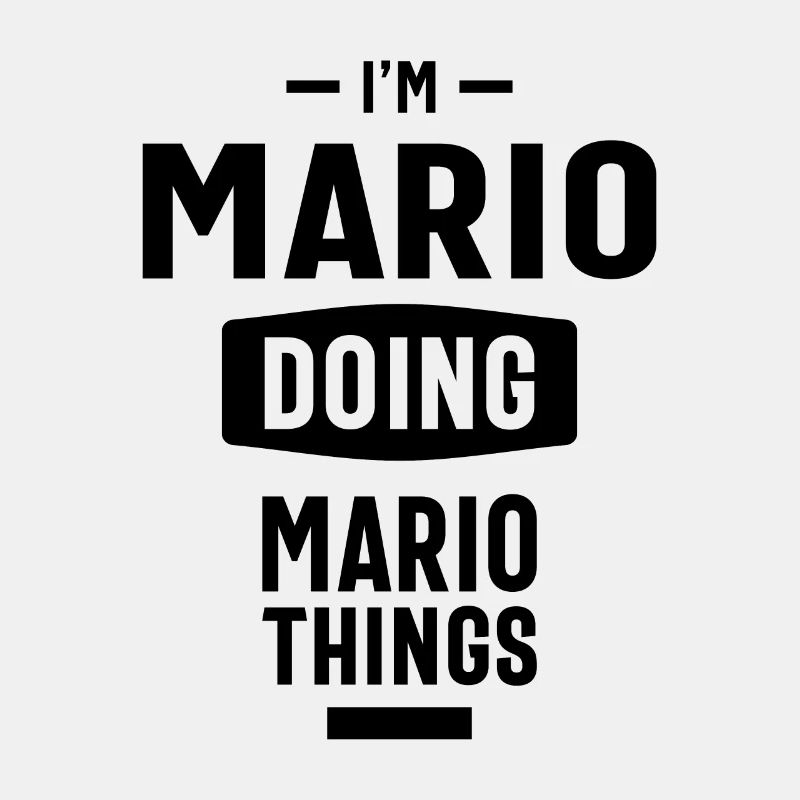 Mario Personalized Name Birthday Gift