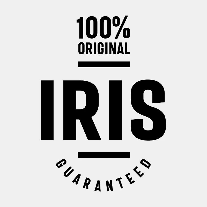 Iris personalisierter Name Geburtstagsgeschenk