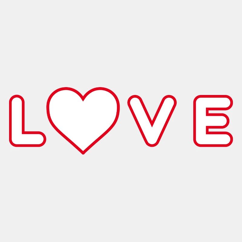 LOVE Design mit Herz
