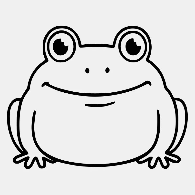 grenouille comme illustration vectorielle