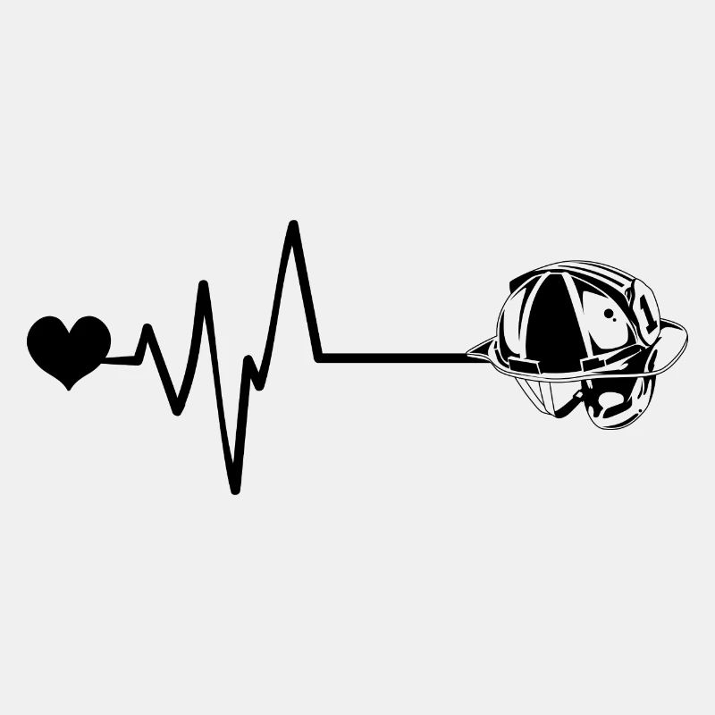 Feuerwehrhelm Puls Liebe