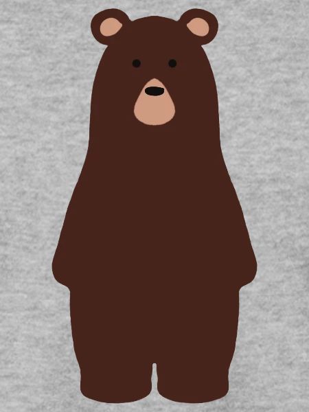 Brauner süßer Bär