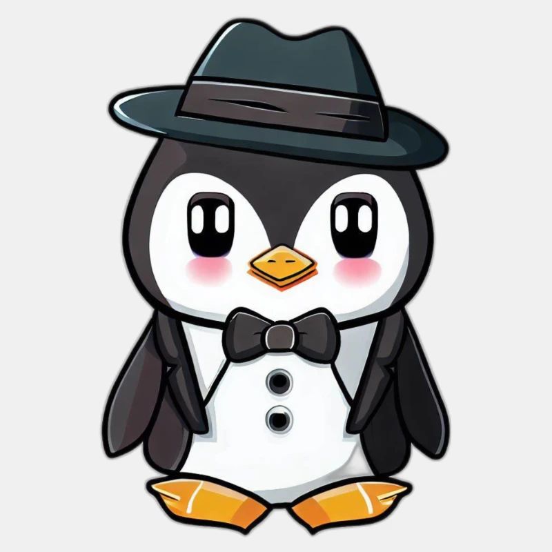 Penguin with hat
