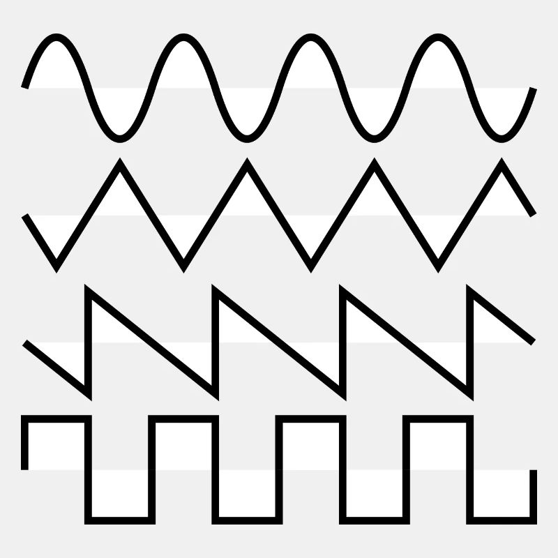 Analog Waveform White