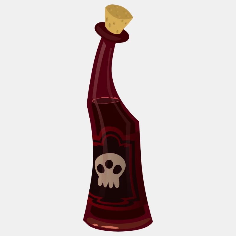 Flasche mit Gift