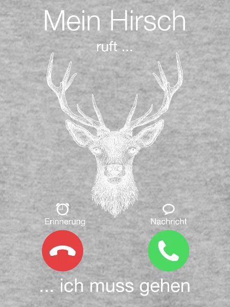 Geschenk Anruf Hirsch ruft
