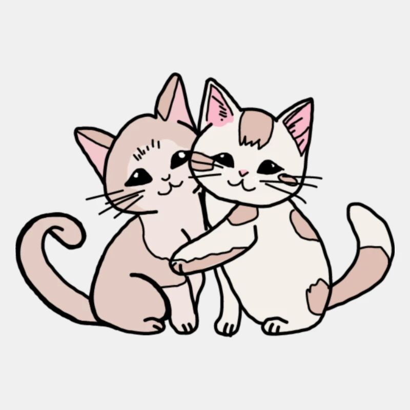 Katzenpärchen