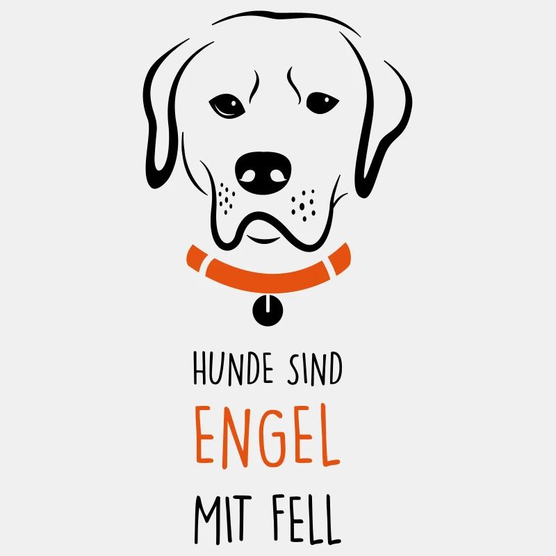 Hunde sind Engel mit Fell
