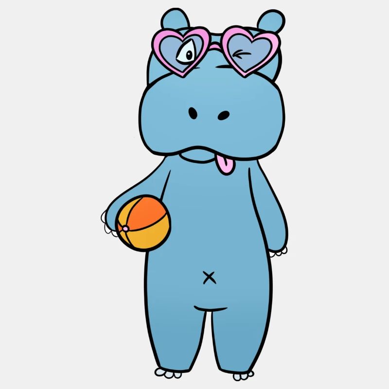 Nilpferd Sonnenbrille