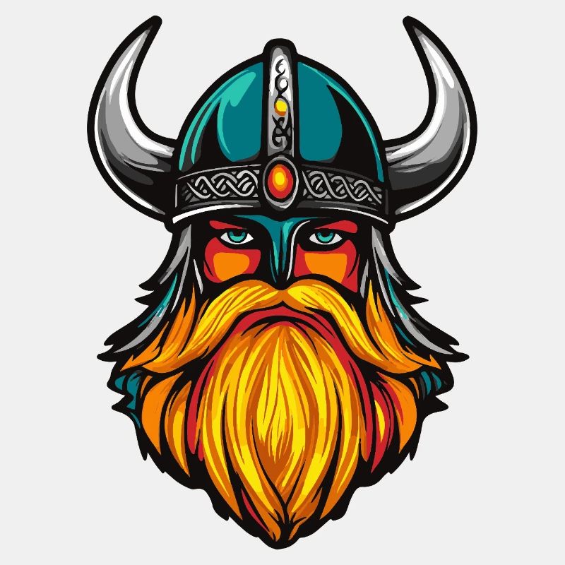Wikinger Kopf Helm