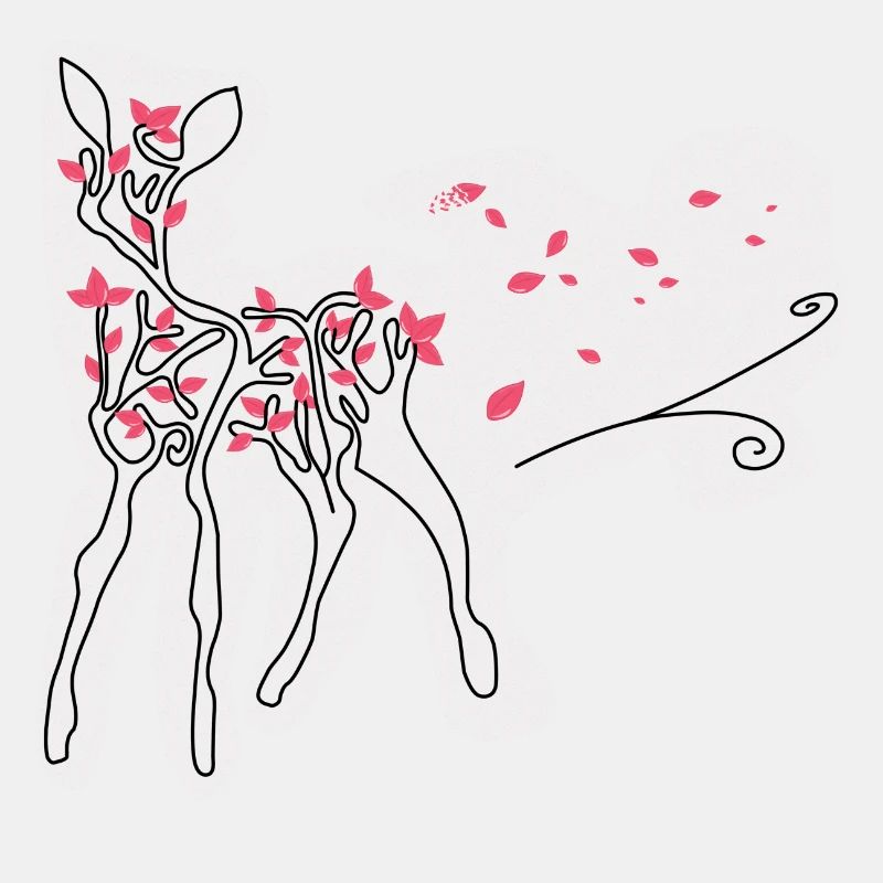 Bambi im Wind