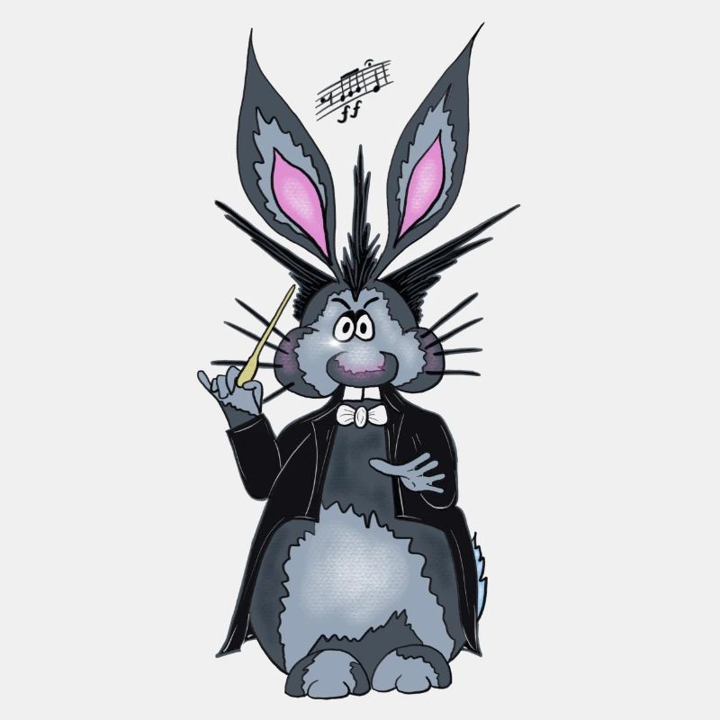 Herbert der Hase als Dirigent