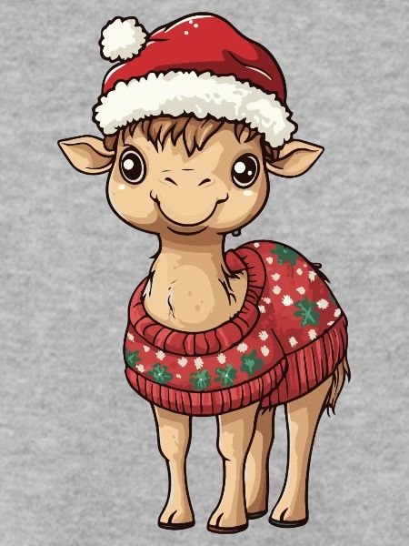 Kamel Weihnachten Comic