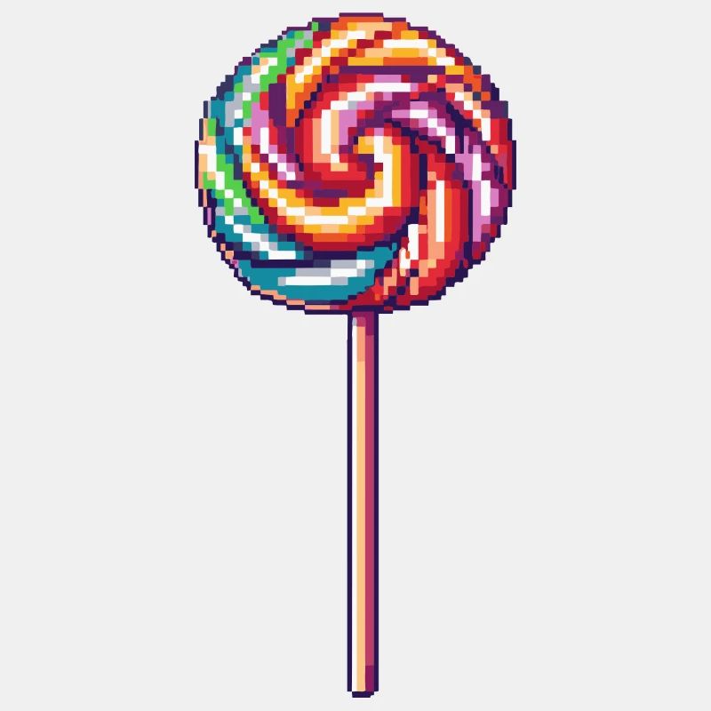 Lollipop Pixel Symbol