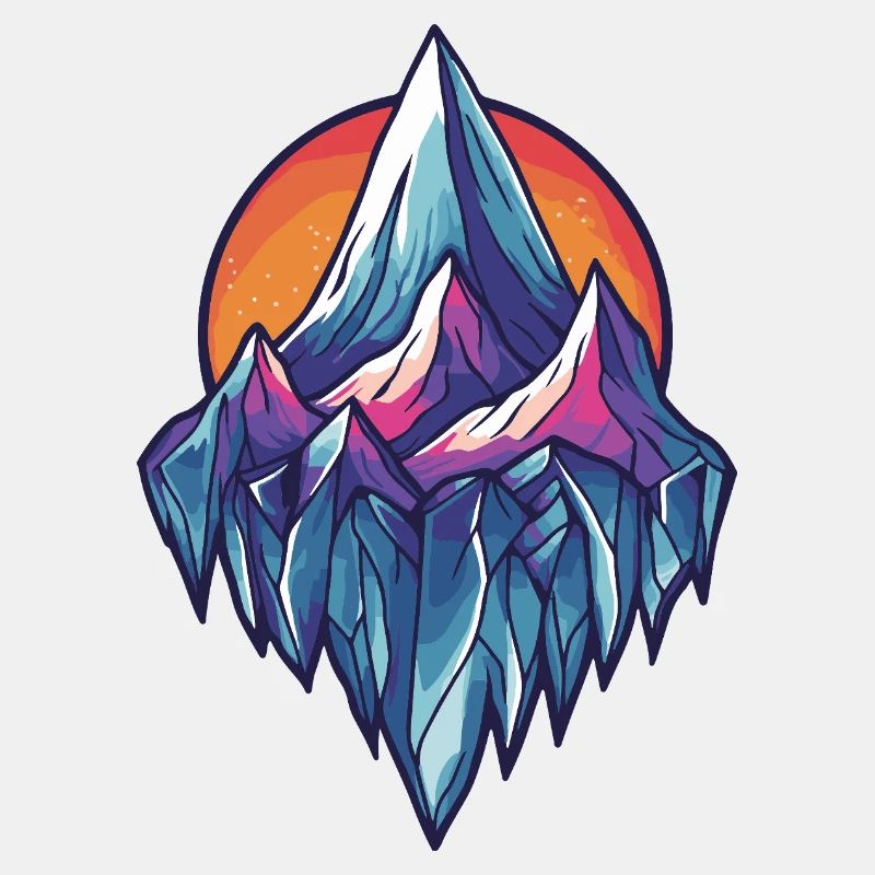 Eisberge Symbol Berge