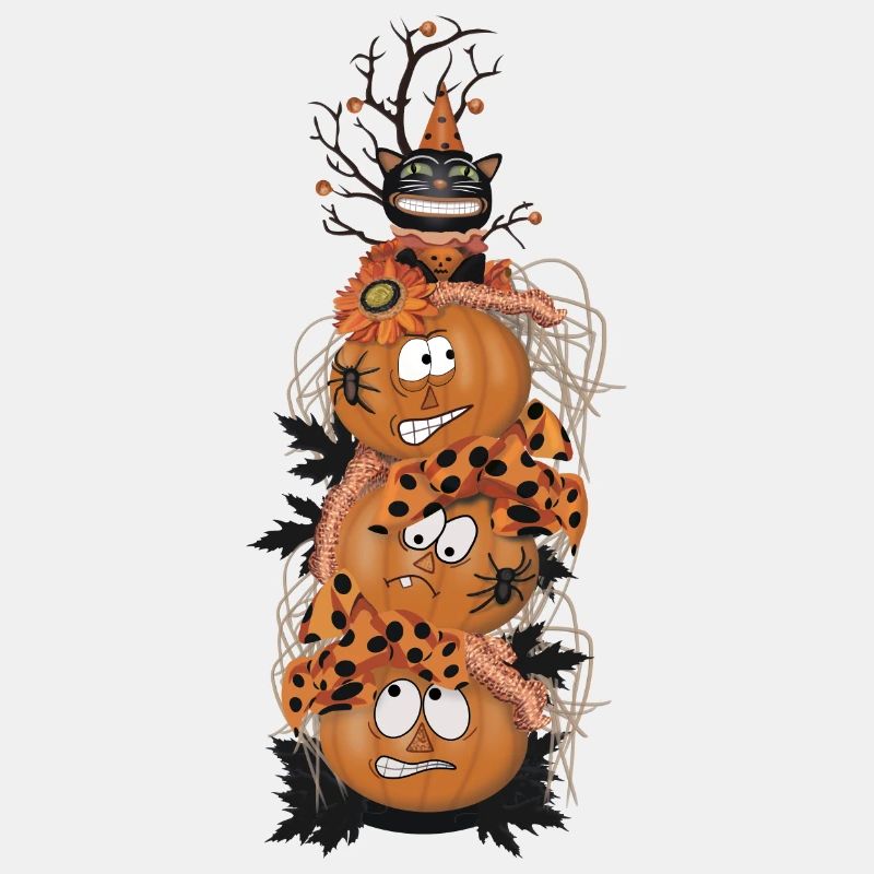 Halloween Turm coole Katze