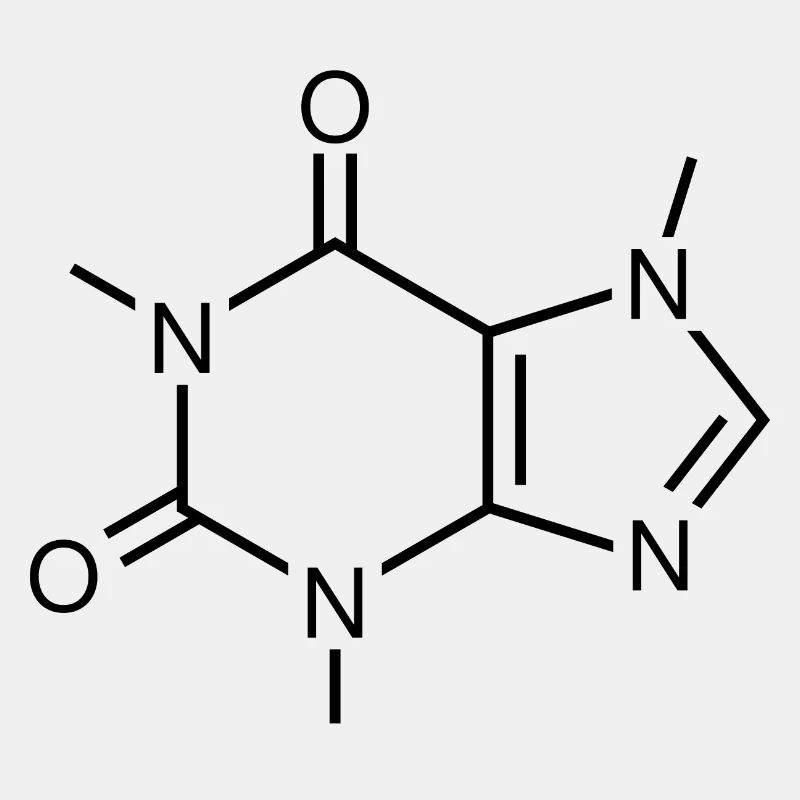 Koffein Molekül Strukturformel