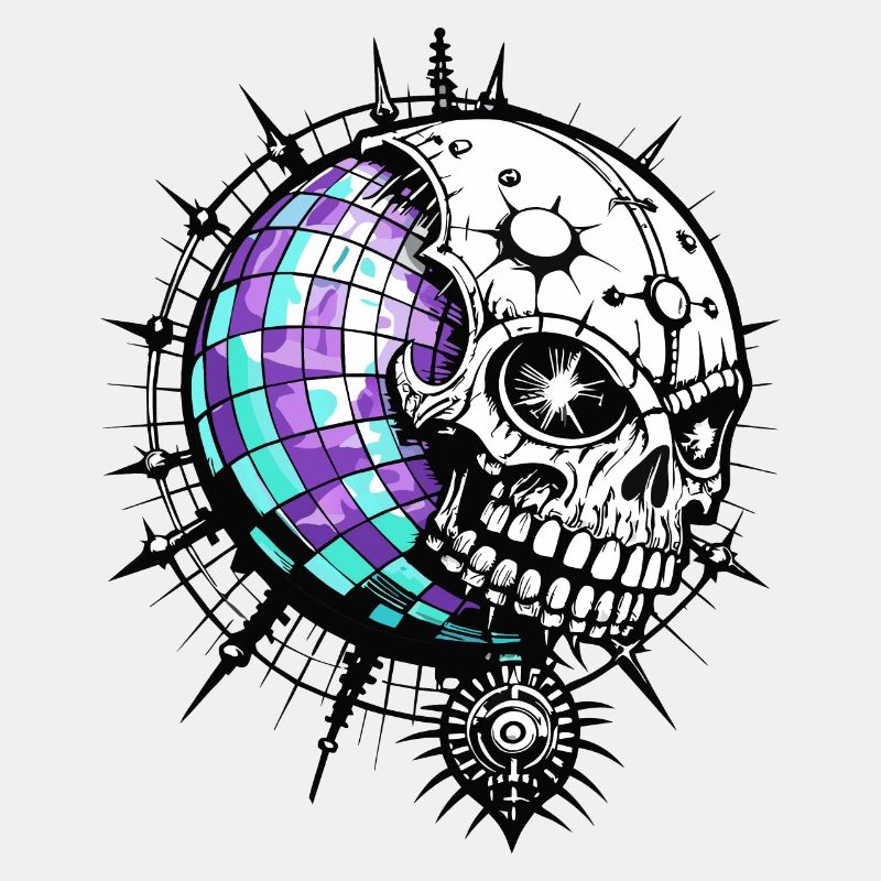 Boule Disco Skull // Skull Disco Party FS0043