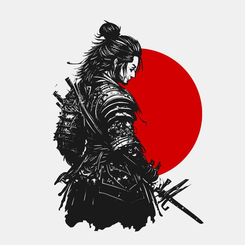 japanischer Samurai Krieger Ninja Karate
