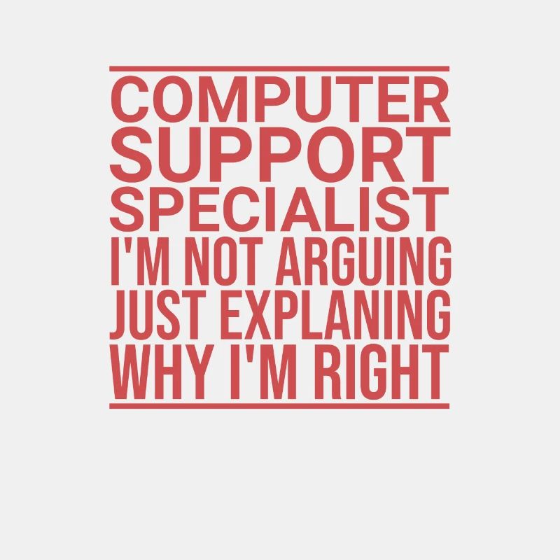 "Computer Support Specialist Arguing | IT-Support"