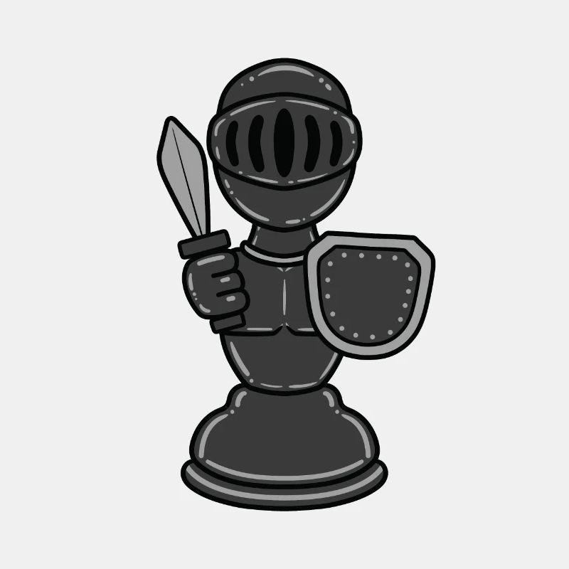 Cadeau d'échec de chevalier d'échecs checkmate