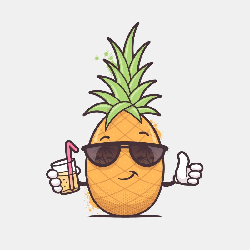 Kühle Ananas
