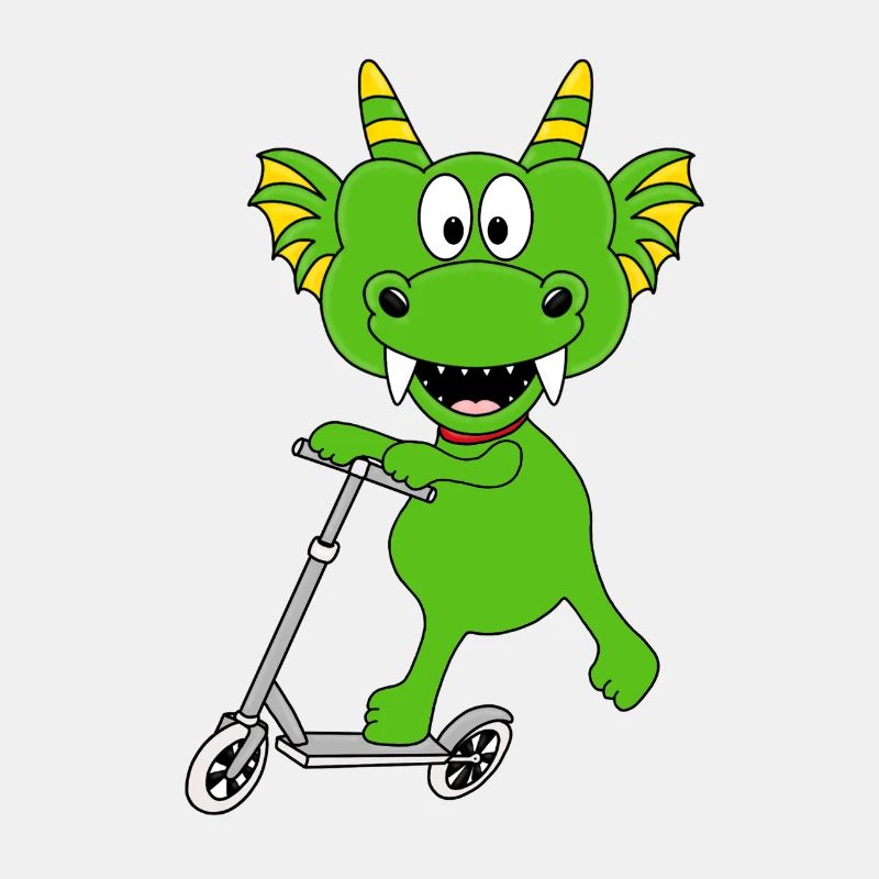 ROLLER - DRACHE - TIER - KINDER - BABYS - DRAGON