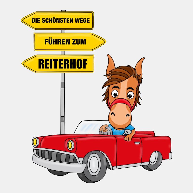 REITERHOF - PFERD - PFERDE - AUTO