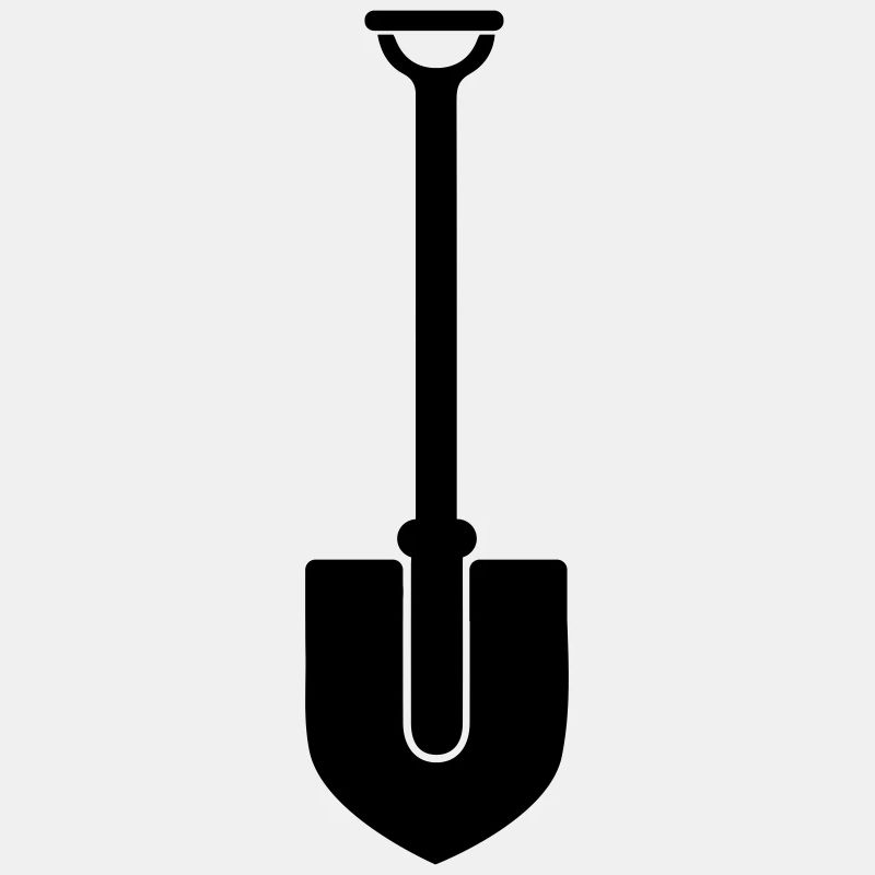 Schaufel icon Silhouette