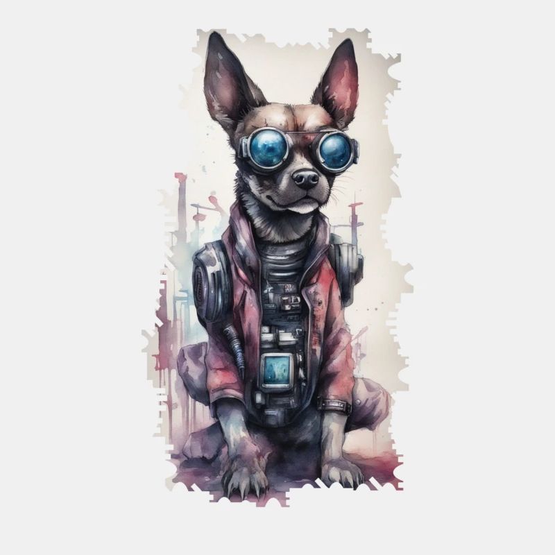Megabyte Marauder // Cyberpunk Dog