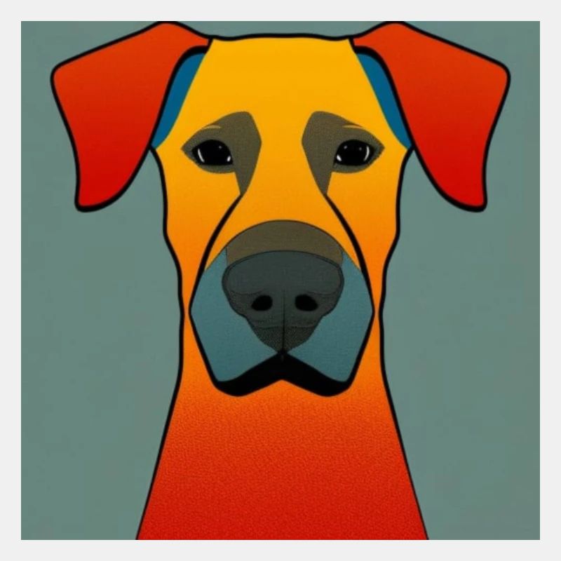 Hund Pop-Art