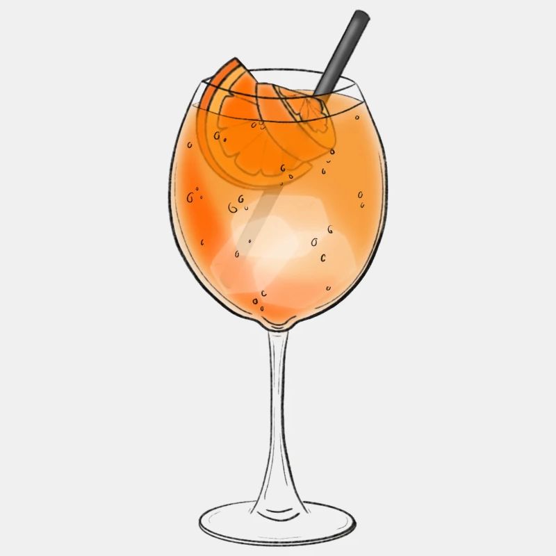 Cocktail spritzige Orange