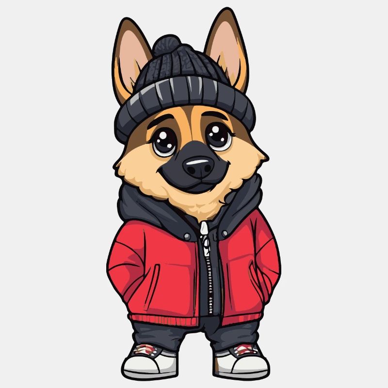 Schäferhund Hund Winter