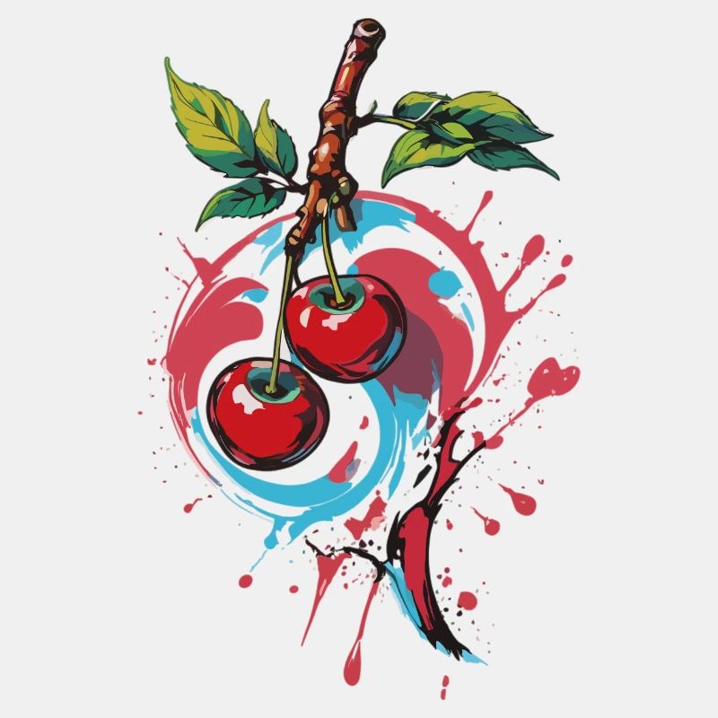 Rote Kirsche Cherries Kirschen Cherry