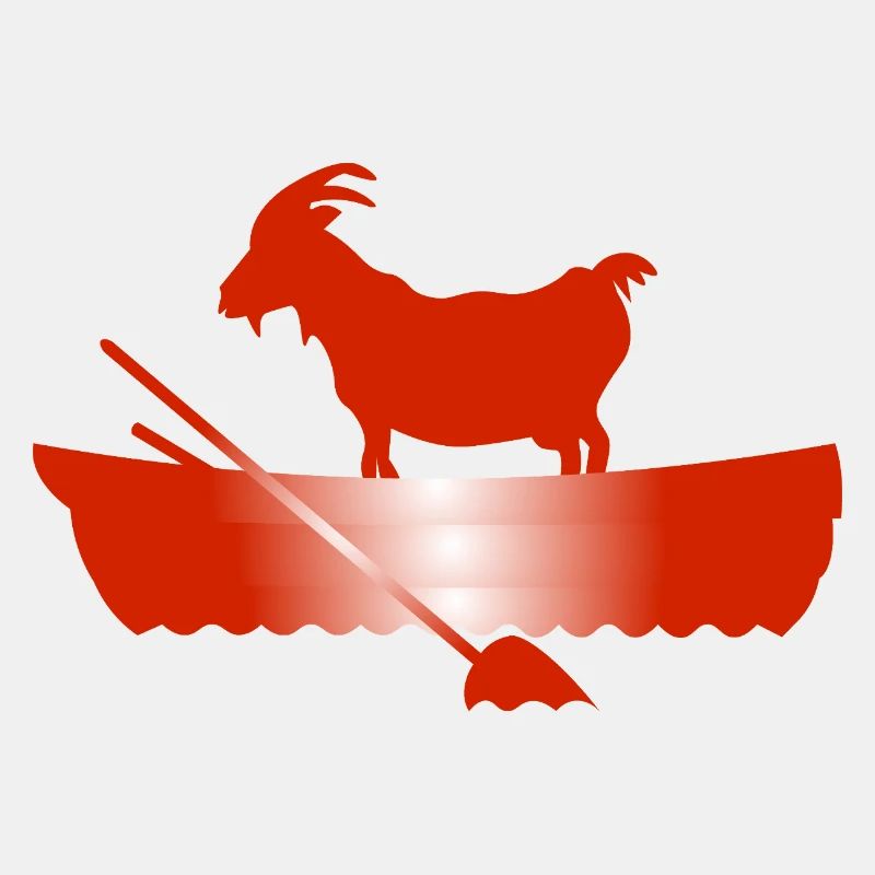 G.O.A.T. Ziege im Boot